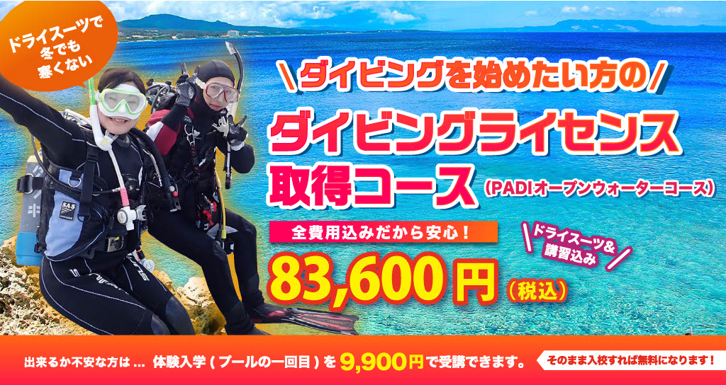 ダイビングライセンス取得コース
